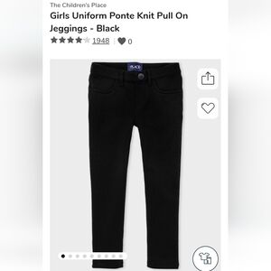 Children's Place Girls Ponte Pants (2 Pairs) Size 18
